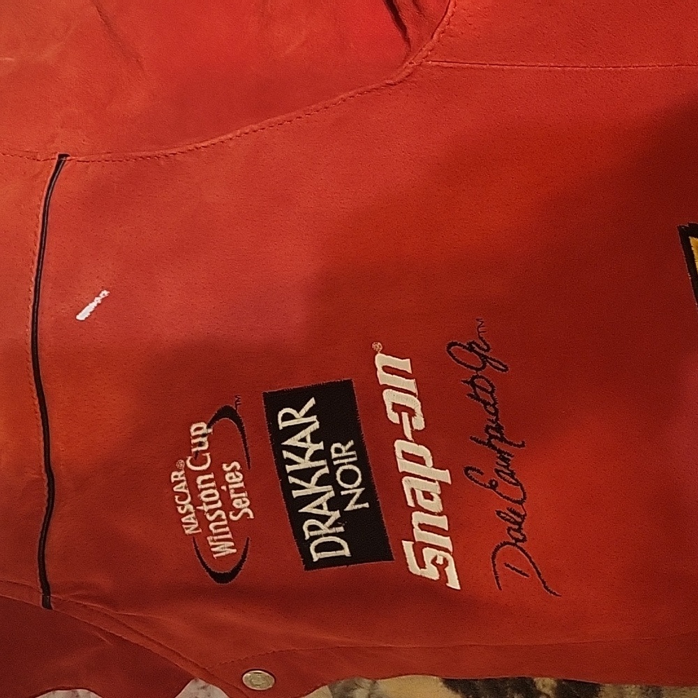 Mens xlg Budwiser coat, red - Picture 5 of 6